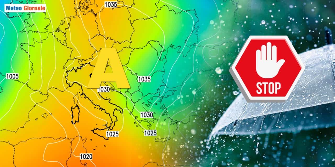 Meteo: una pausa dalle piogge con il ritorno dell’Anticiclone