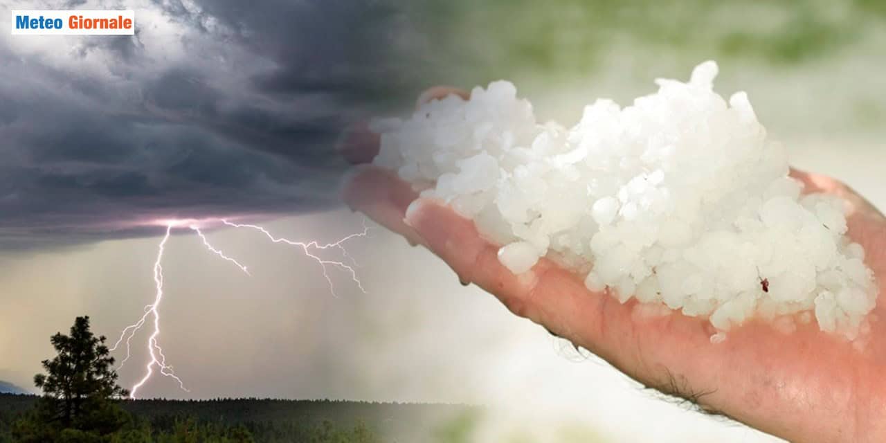 Meteo: sempre più TEMPORALI, attenzione a fulmini e grandine
