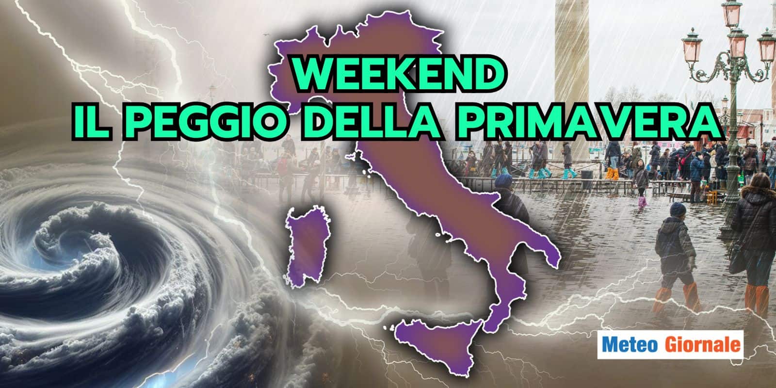 Meteo: CICLONE in arrivo, nubifragi e piogge torrenziali, rischio maltempo a oltranza
