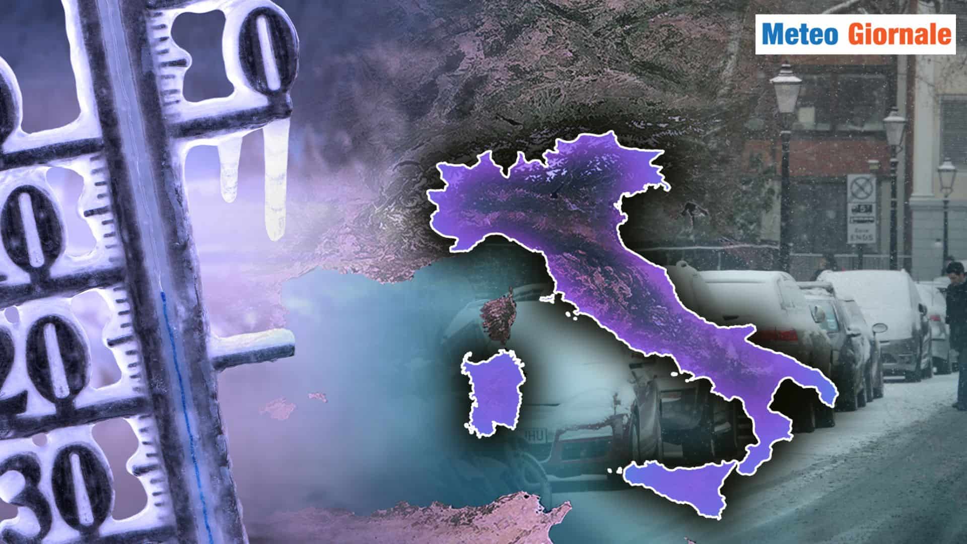 NEVE in collina ad APRILE: ecco l’evento Meteo imprevisto
