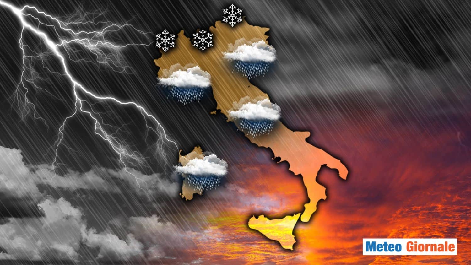 Meteo Italia: rinnovata l’instabilità con un’altra PERTURBAZIONE