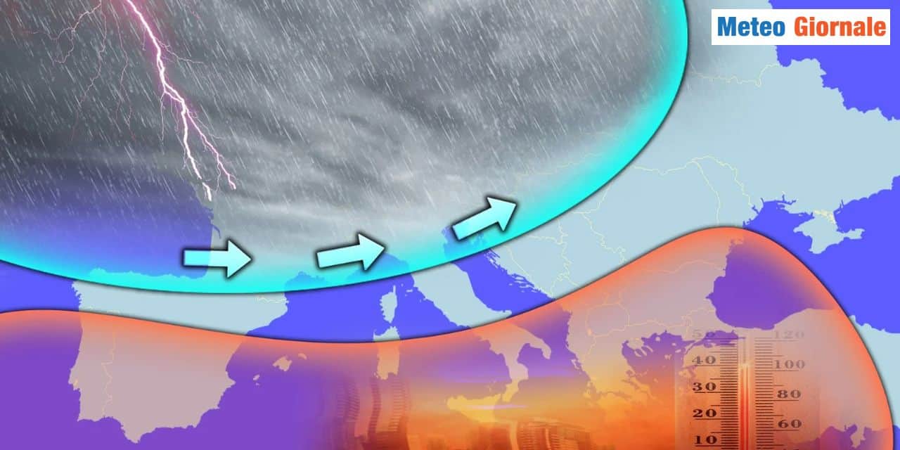 Meteo: l’Italia contesa tra perturbazioni e caldo africano