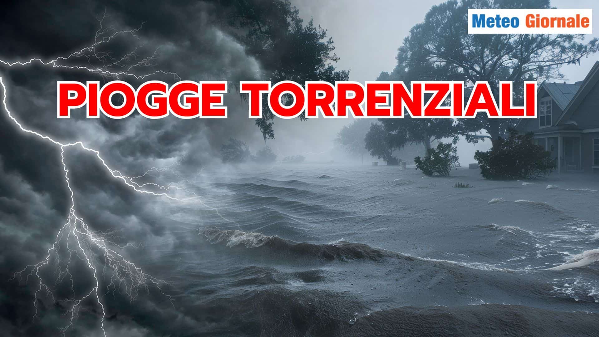 Il rischio Meteo delle PIOGGE torrenziali: ci risiamo