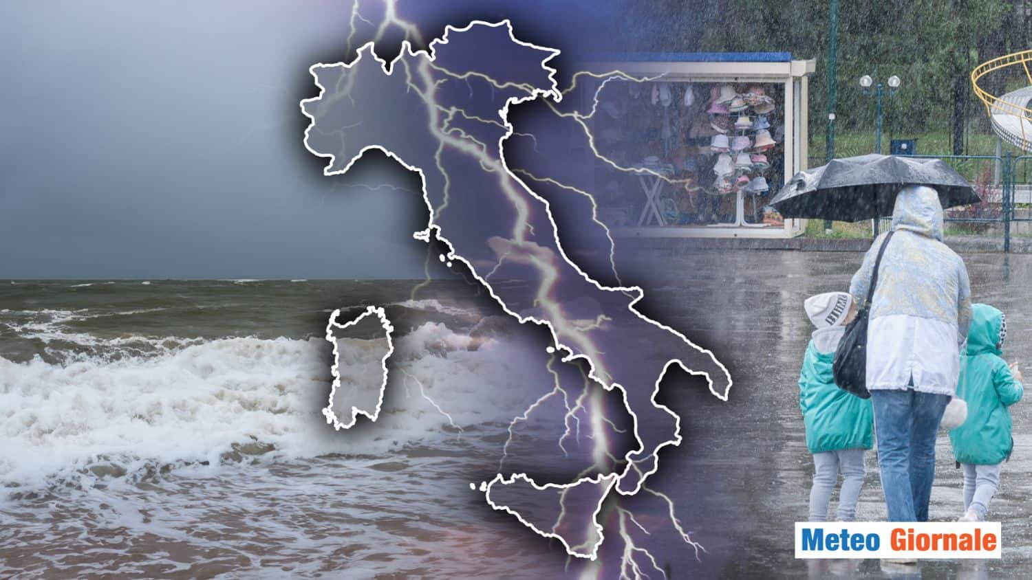 Meteo: Italia nella morsa del MALTEMPO, nuove PIOGGE e TEMPORALI