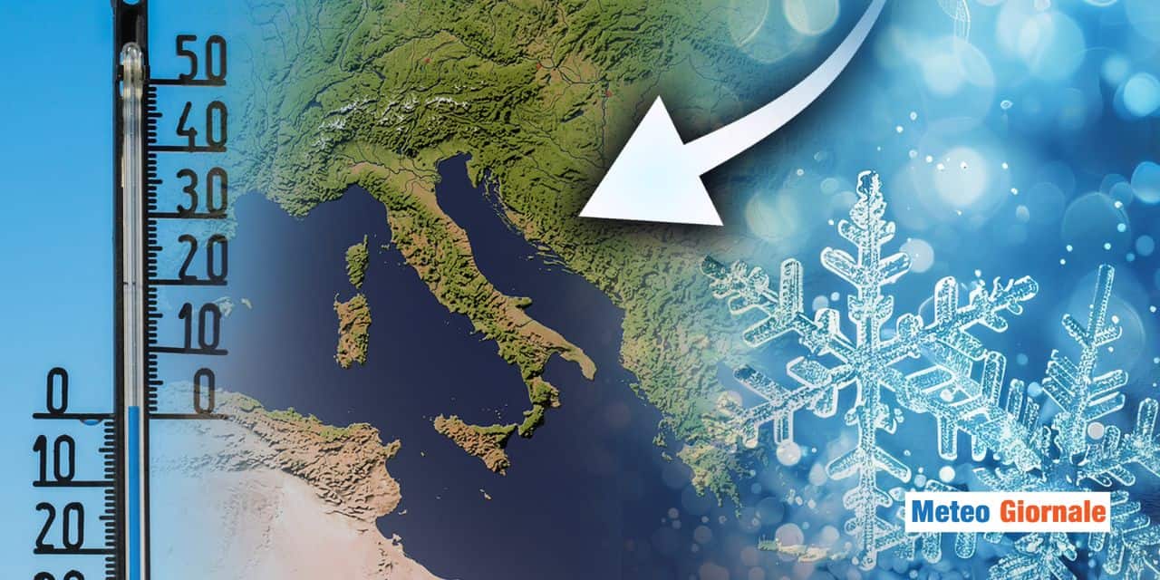 Meteo: pioggia e neve ad inizio settimana, le regioni colpite