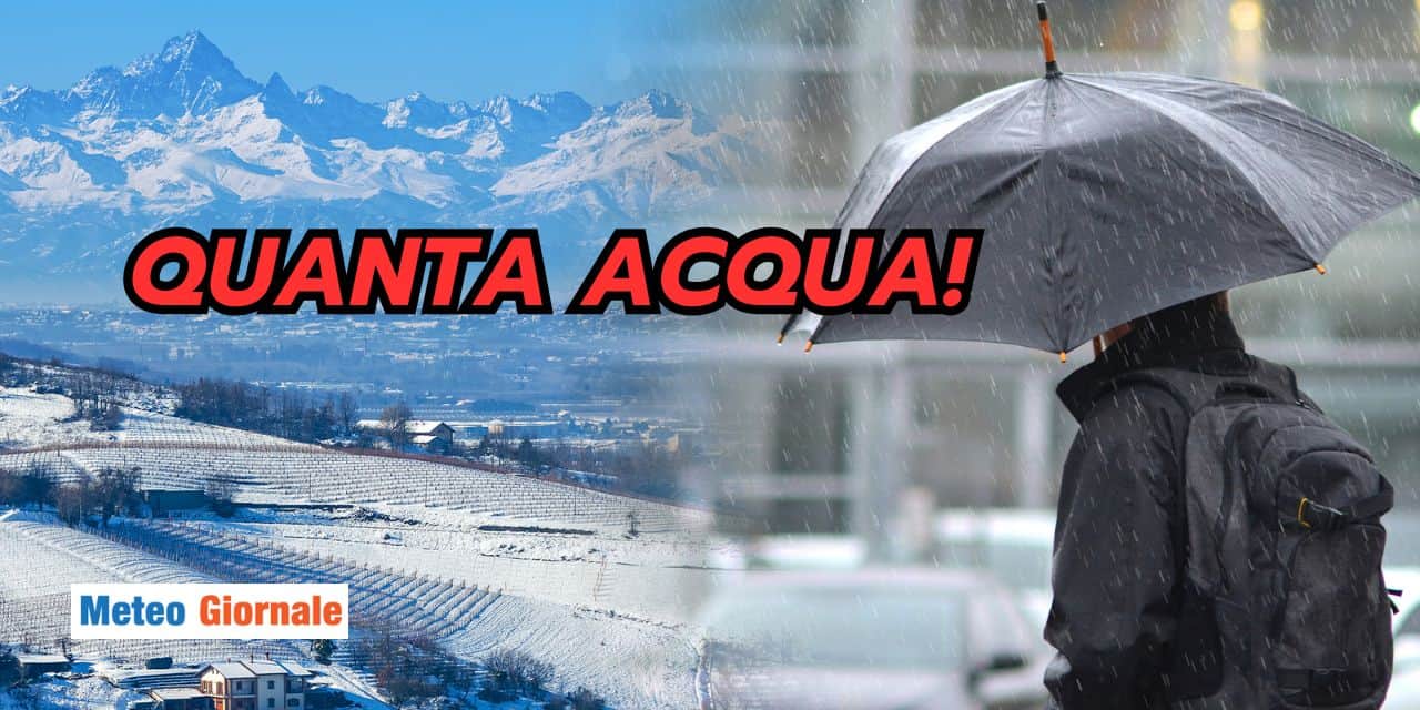 Meteo: mezza Italia sommersa da piogge pazzesche, le date CRITICHE