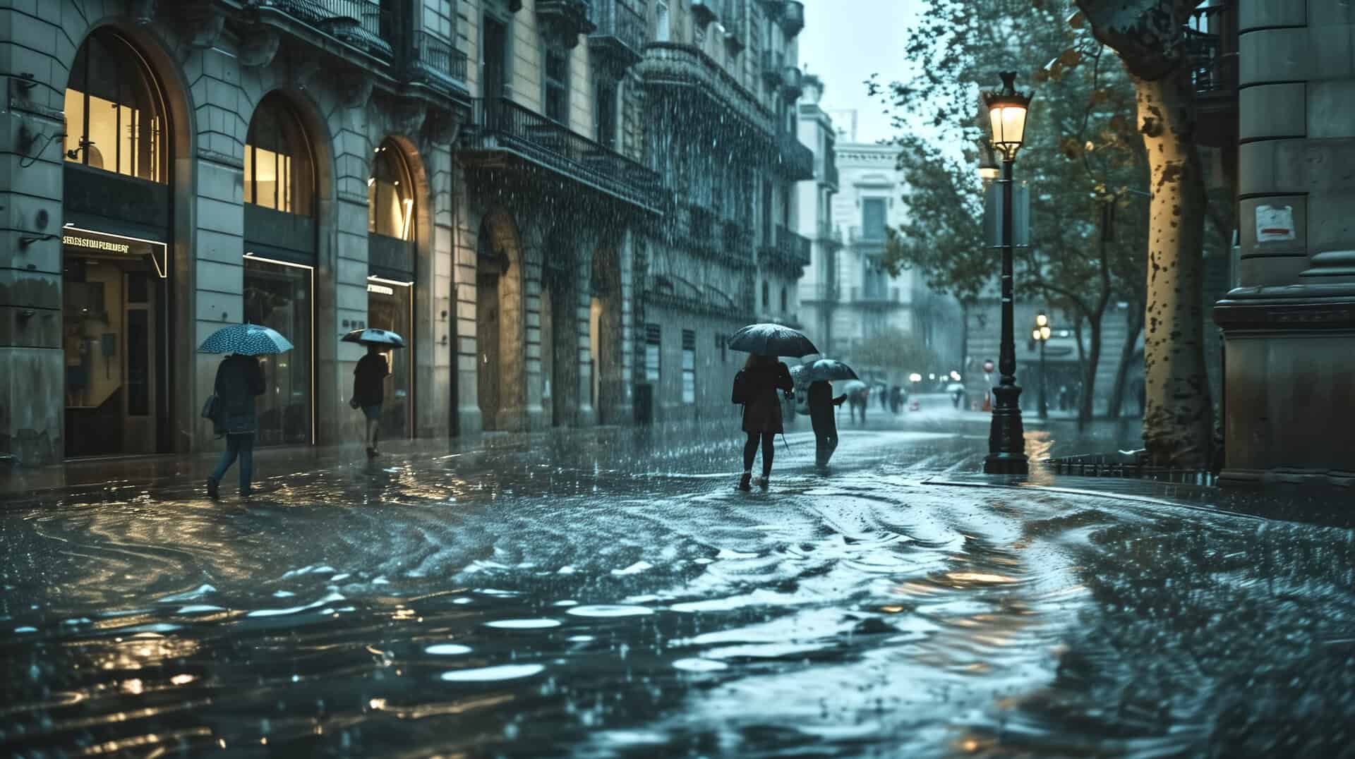 rain in Barcelona 31032025