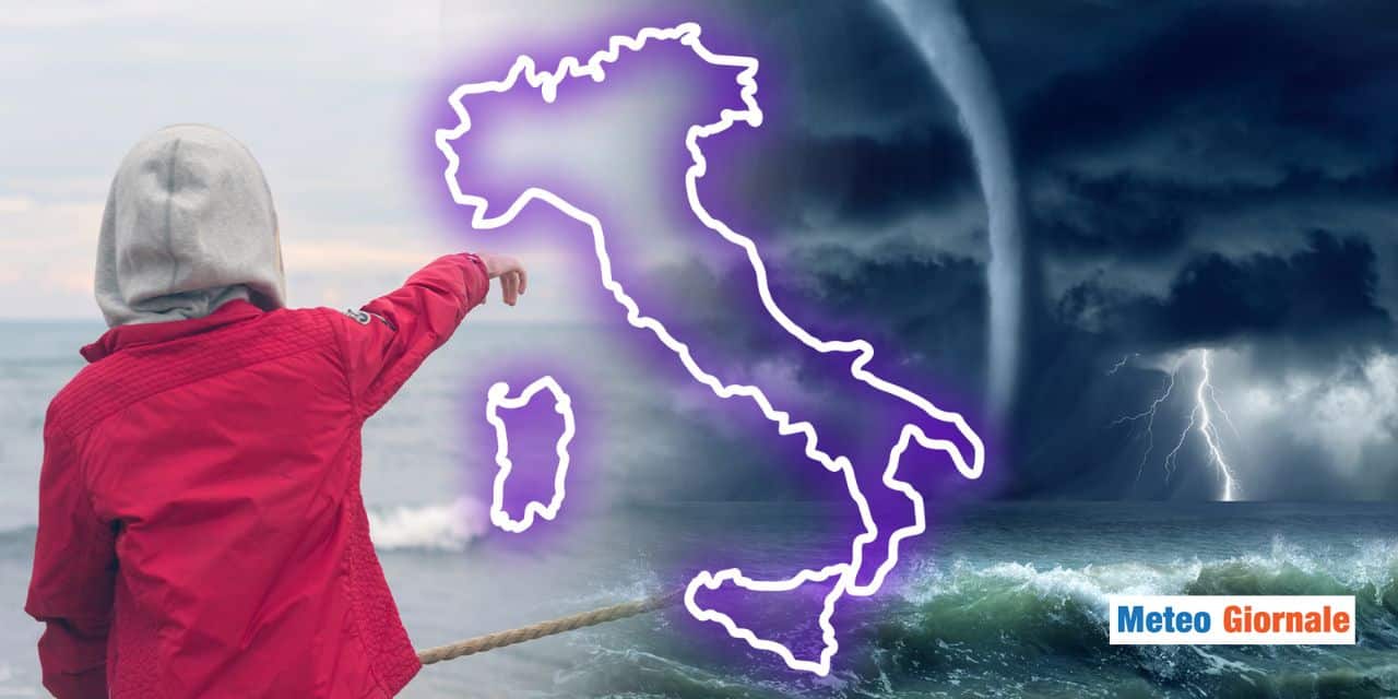Meteo: maltempo furioso, arrivano le prime trombe d’aria il 10 Marzo