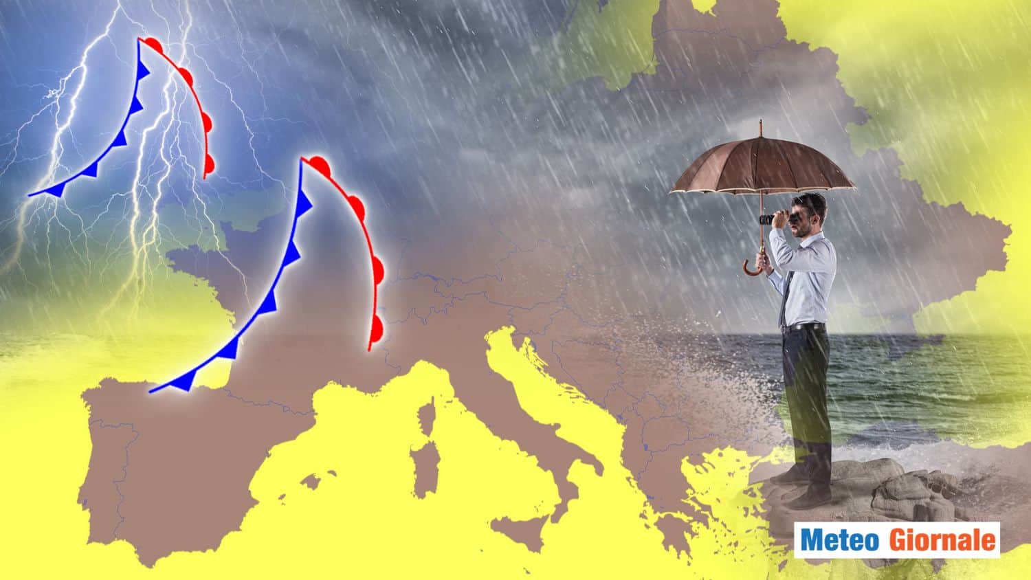 Tendenza: METEO burrascoso per l’ULTIMA settimana di Marzo