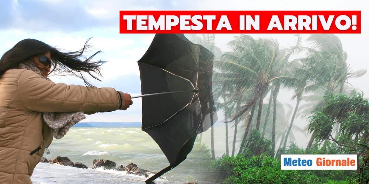 Meteo: che botta Lunedì! Temporali e venti tempestosi su queste regioni
