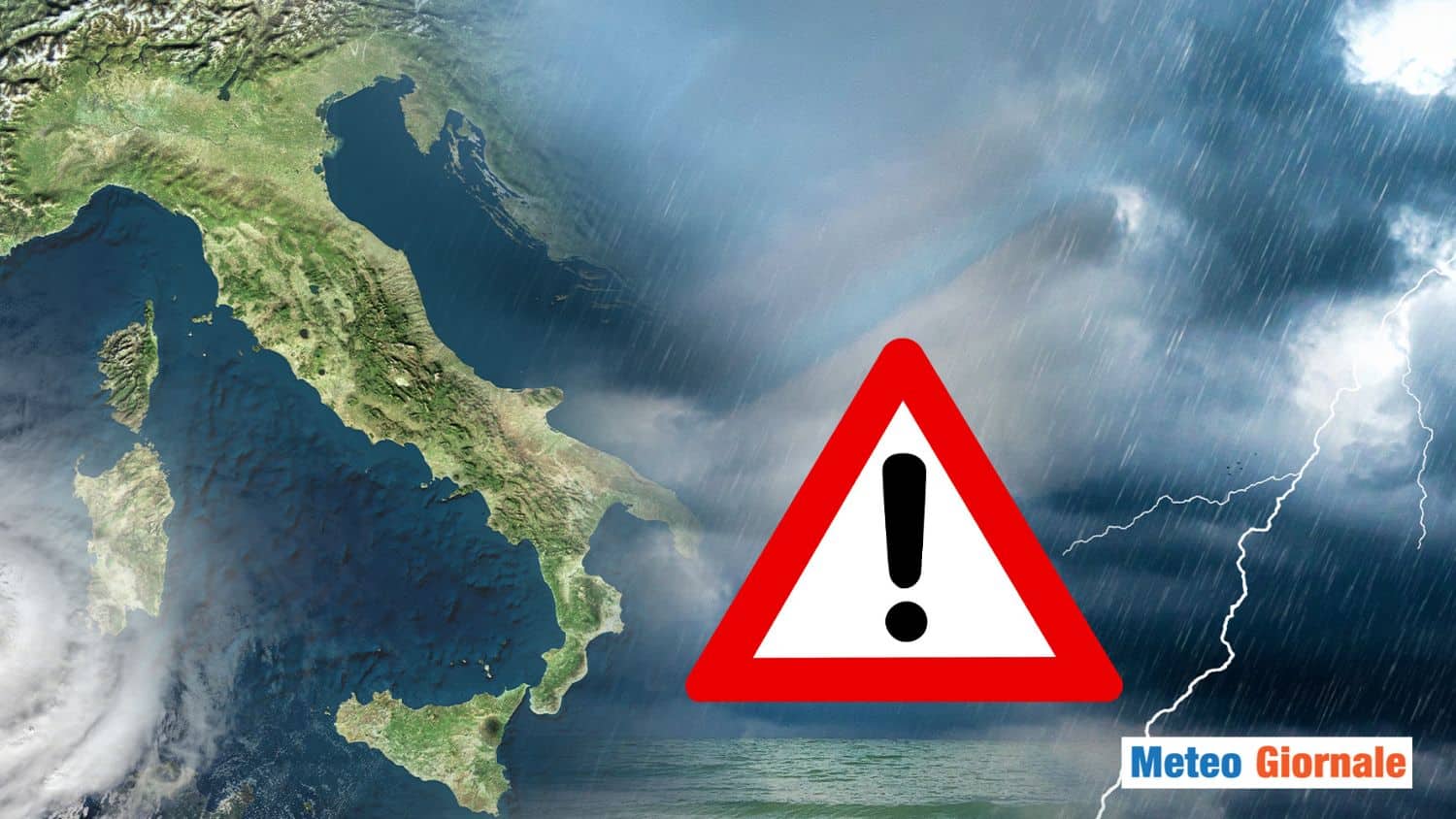 Meteo: settimana con VORTICE. Tanta PIOGGIA e TEMPORALI