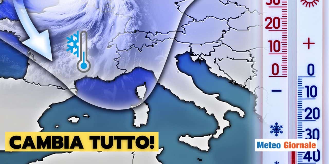 Meteo: vortice polare spezzato in due, l’Italia ne paga le conseguenze