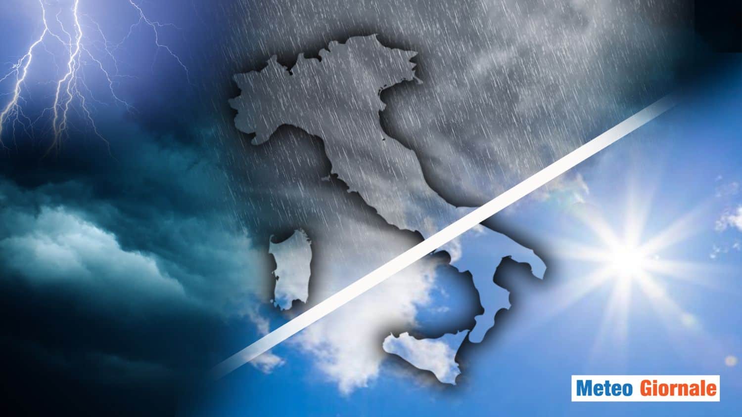 Meteo Italia: PIOGGIA e TEMPORALI mettono FINE all’ANTICICLONE