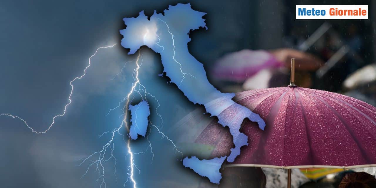 Meteo Weekend di nuovo maltempo, ecco le Regioni coinvolte