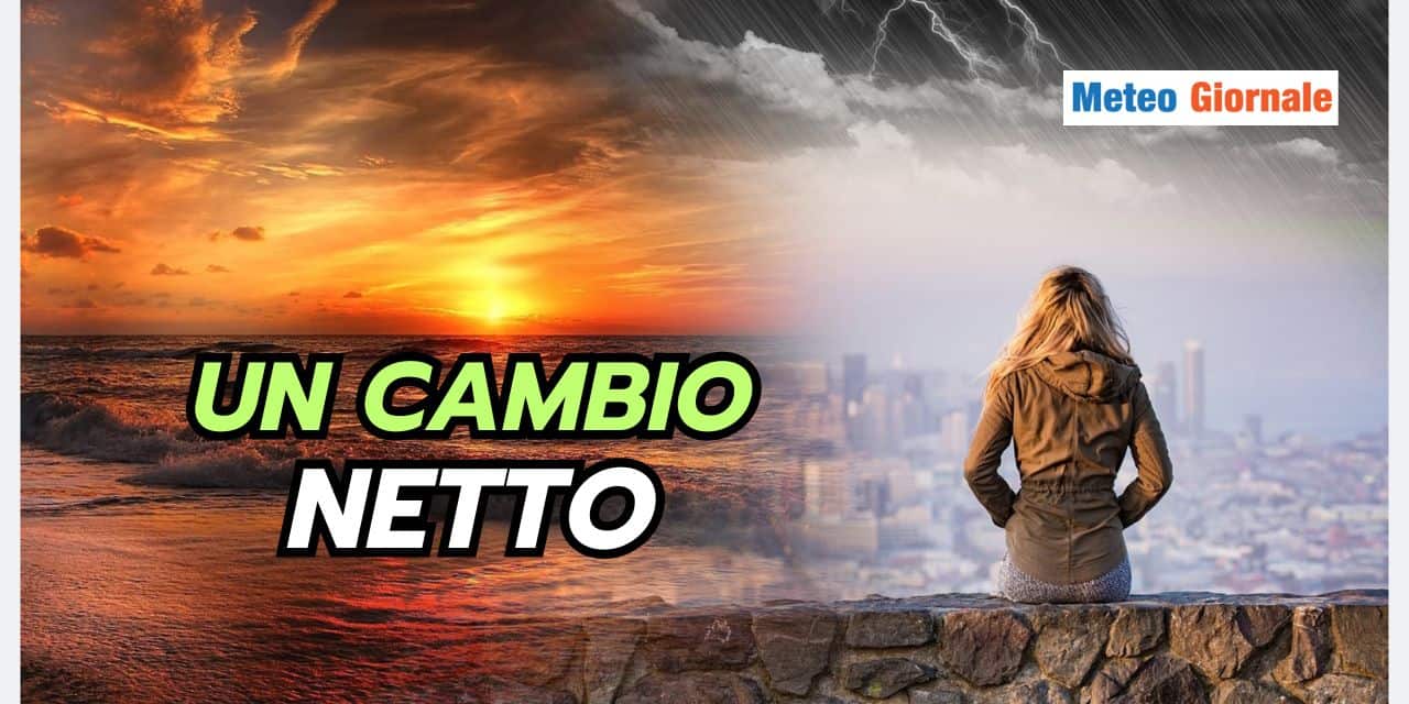 Cambiamento meteo totale: pronti per qualcosa di pazzesco