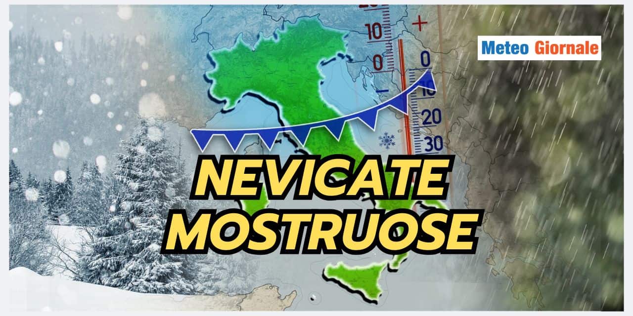 Alpi SEPOLTE di neve, un evento meteo mai visto, alcuni dati