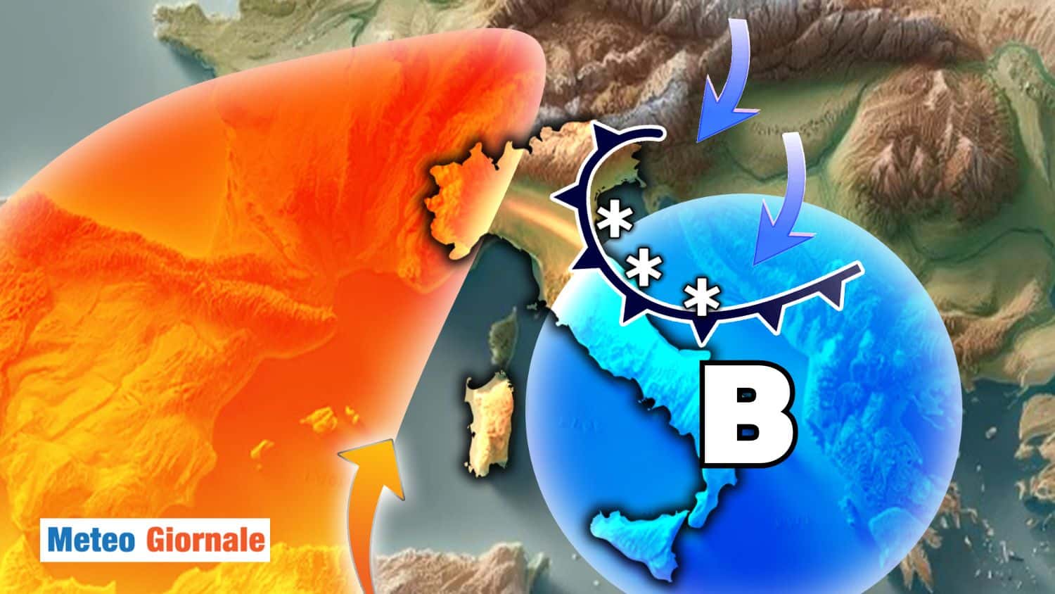 Domenica arrivano il Generale Inverno e la NEVE su queste SPIAGGE