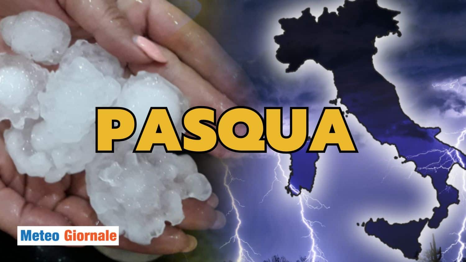 GRANDINE e NEVE proprio a PASQUA? L’ultimo aggiornamento Meteo per Domenica