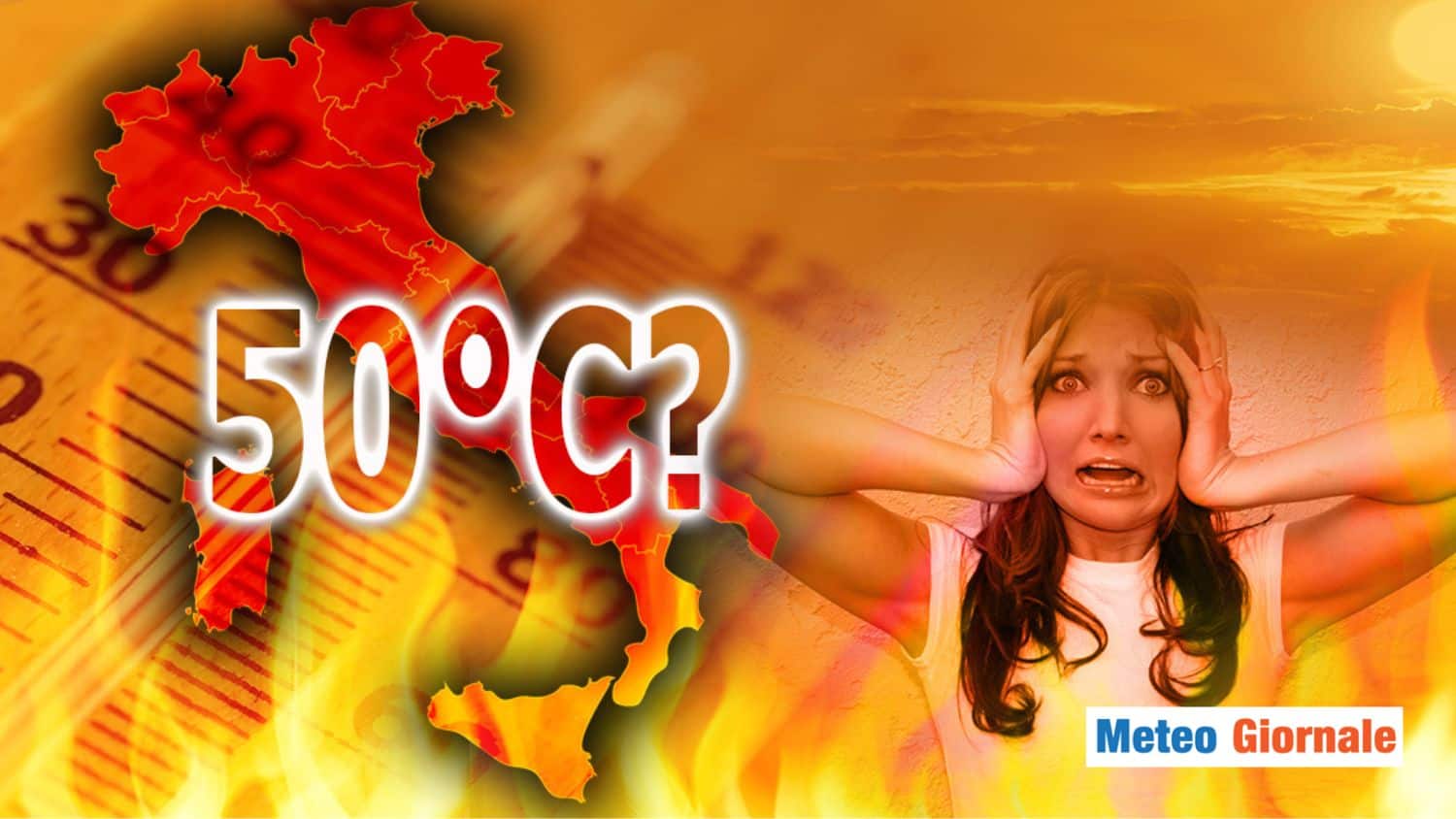 Pessime notizie per LUGLIO: venti giorni consecutivi con 40°C, poi la bomba