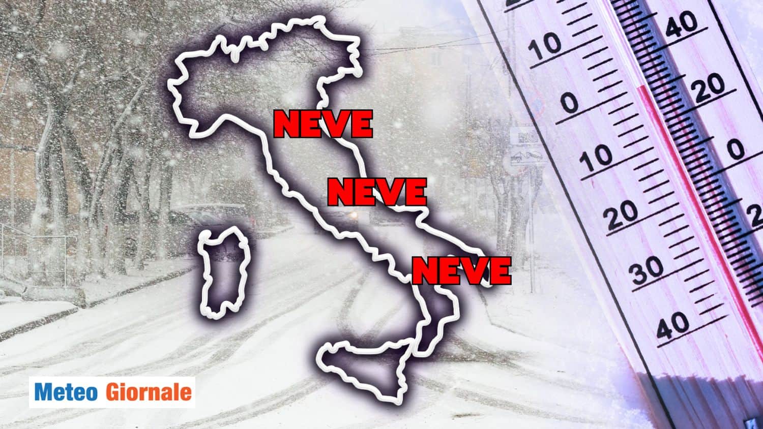 Su queste Regioni non si scherza: NEVE e GELO in arrivo anche a 500 metri