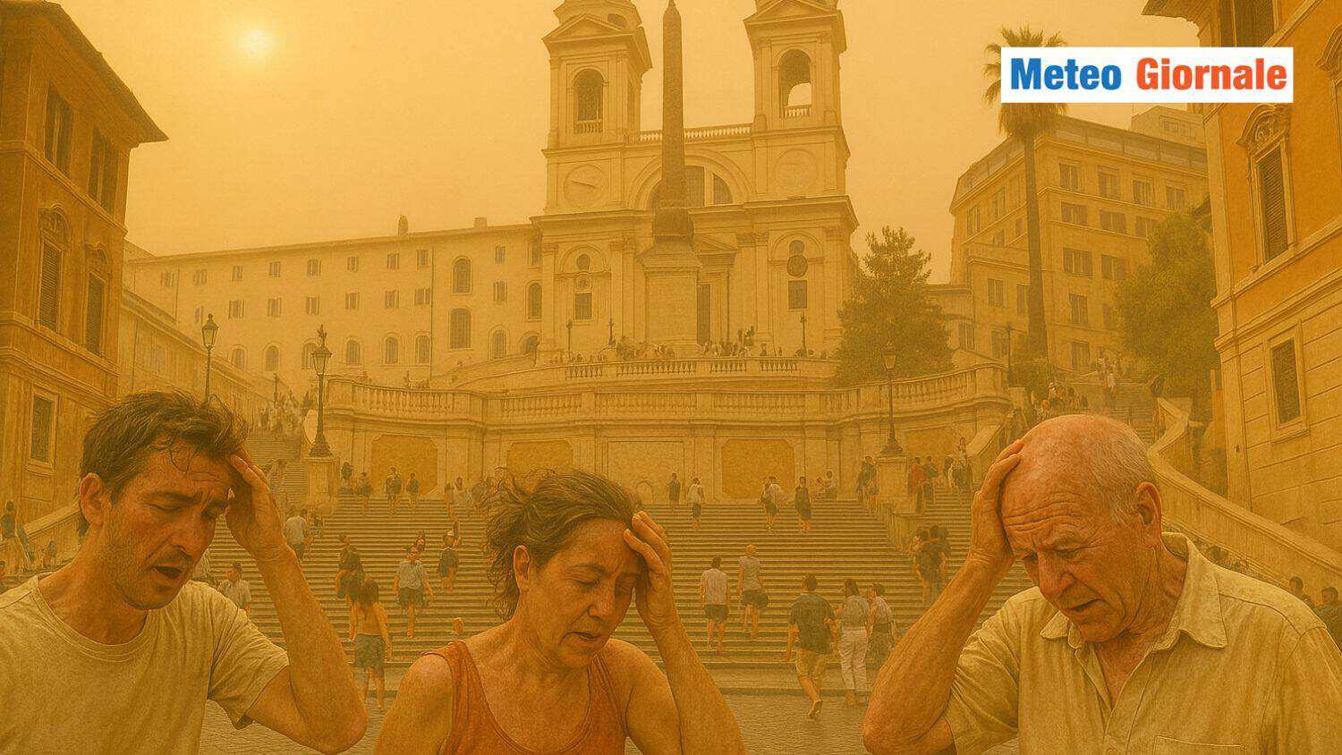 Sabbia dal Sahara sull’Italia: Cielo GIALLO e Pioggia ROSSA in arrivo. Ecco quando e le Regioni colpite