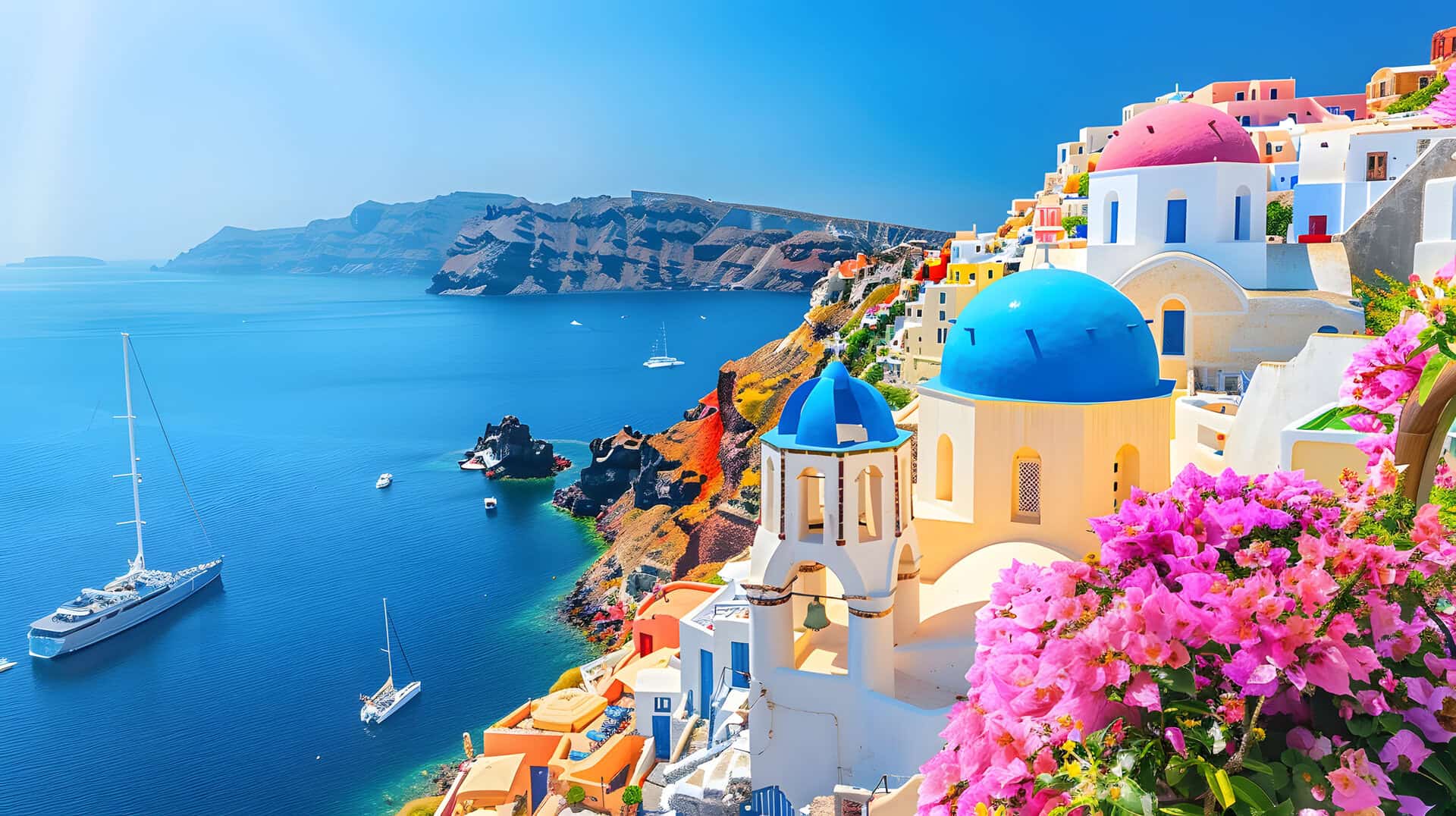 Santorini, Grecia: Panorami che tolgono il fiato tra scogliere e tramonti