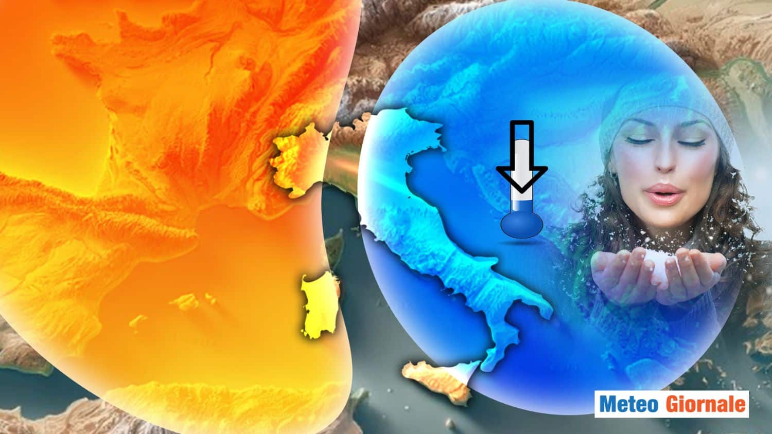 Meteo Italia: qualche PIOGGIA, clima da INVERNO con Temperature sotto media