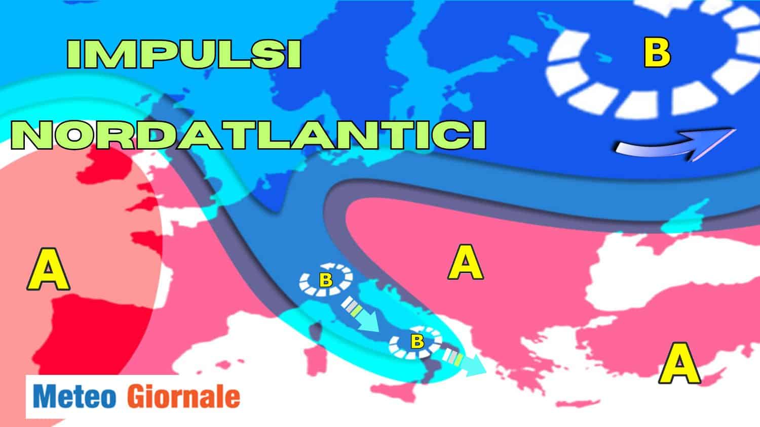 Meteo della settimana e 25 aprile: più piogge e più fresco