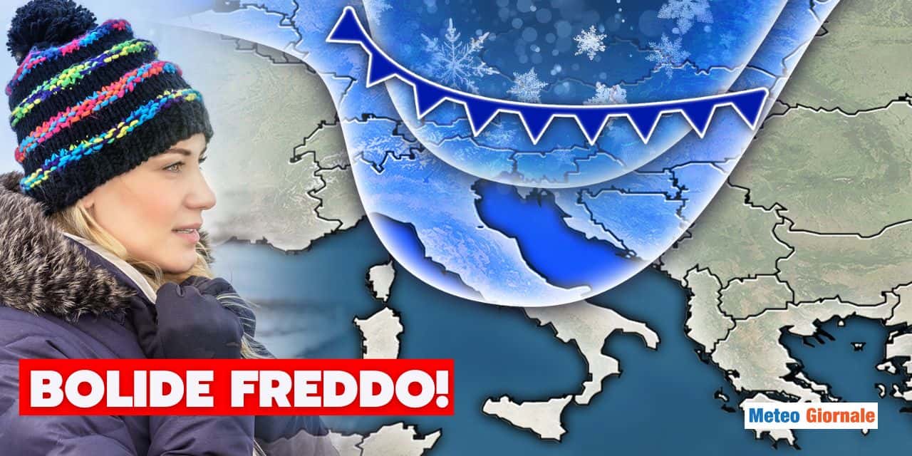 Meteo: bolide gelido per due giorni, le regioni a rischio