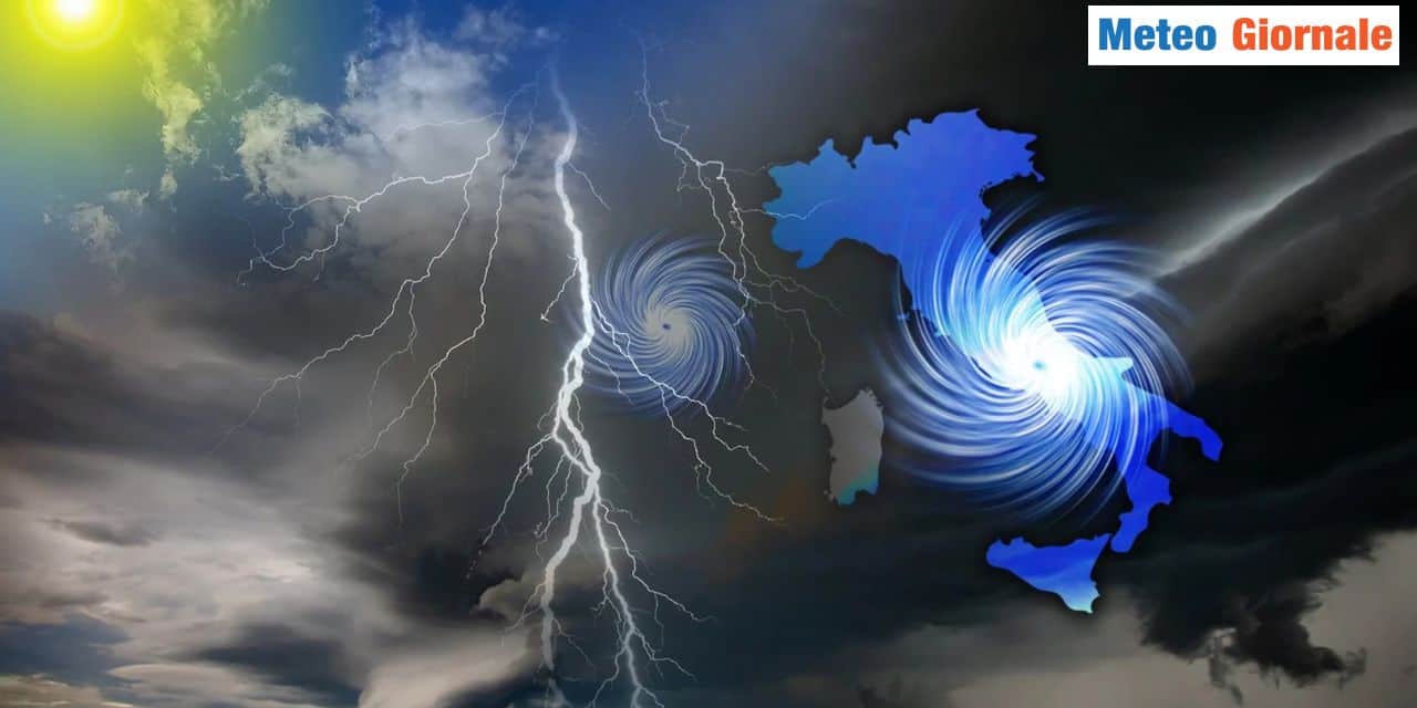 Meteo: arriva un Ciclone carico da Mercoledì 16, le conseguenze