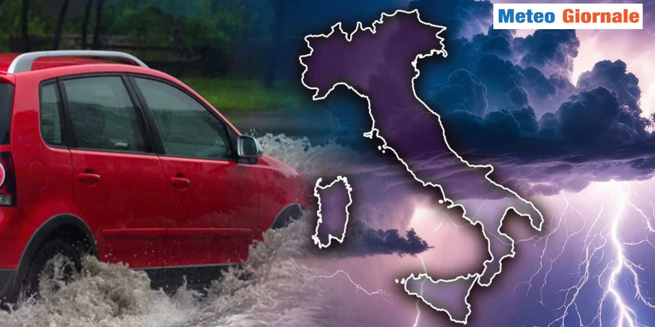 Meteo: valanga di pioggia e neve, alcune regioni a grande rischio