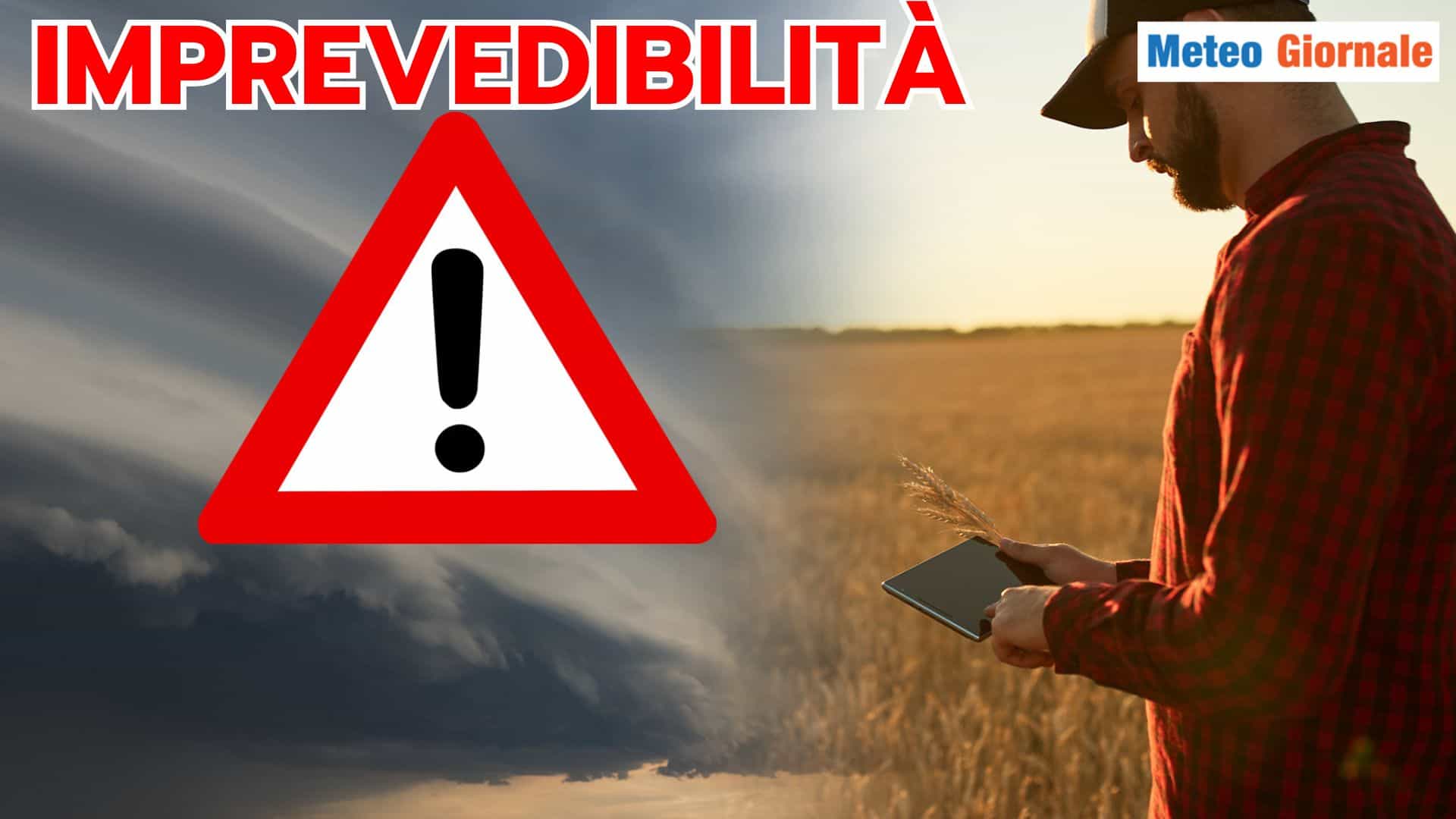 Crescono le certezze Meteo di MAGGIO: l’imprevedibilità sarà alta