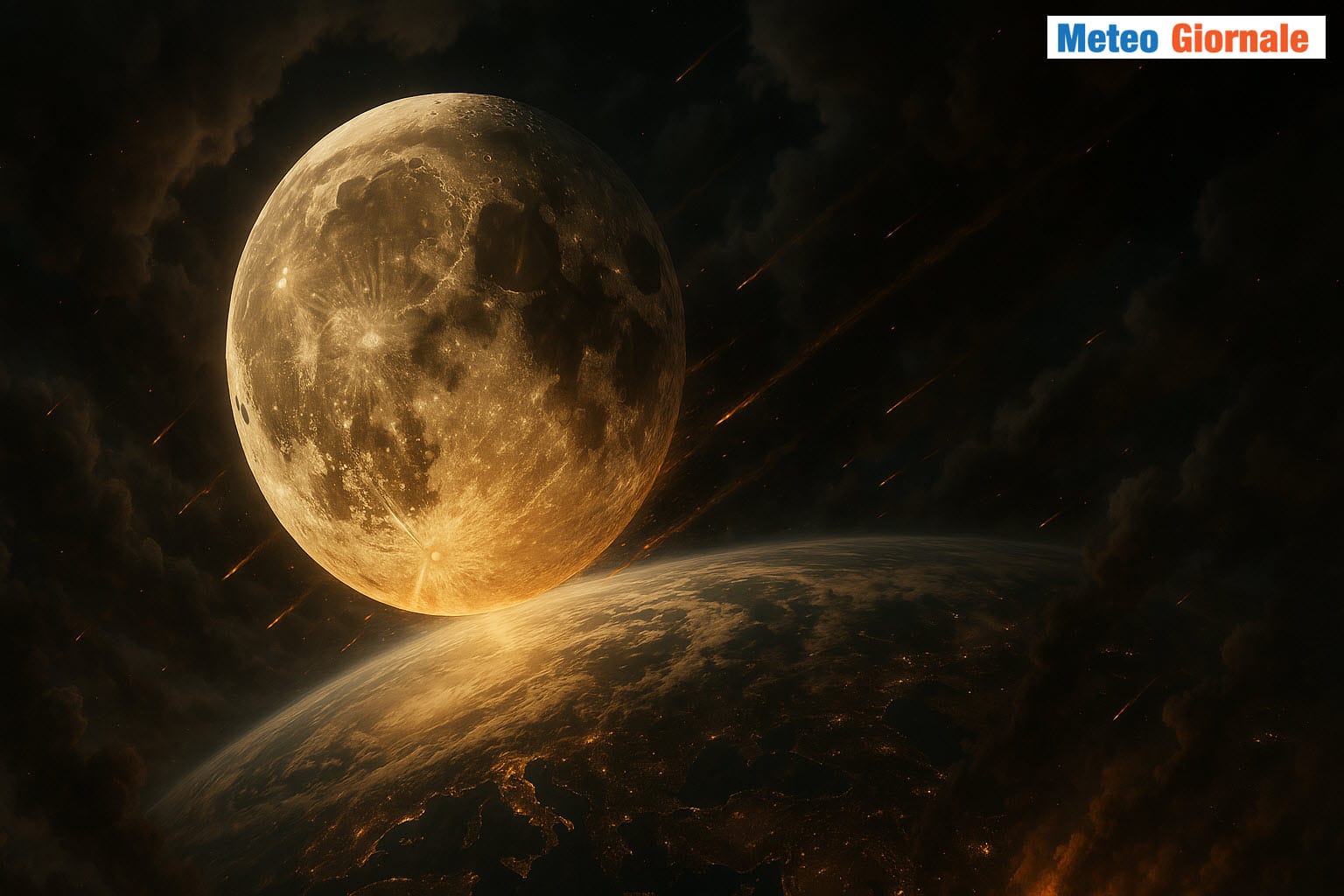 La LUNA che esce dalla sua orbita sulla Terra, ipotesi conseguenze
