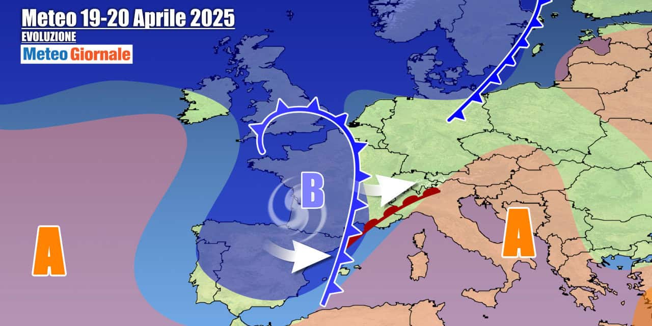 Meteo 7 Giorni: altre piogge in vista a Pasqua e Pasquetta, le previsioni