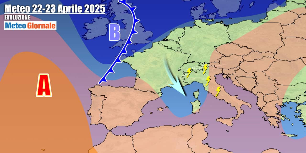 Meteo 7 Giorni: Pasquetta bagnata dove, instabilità persisterà anche dopo