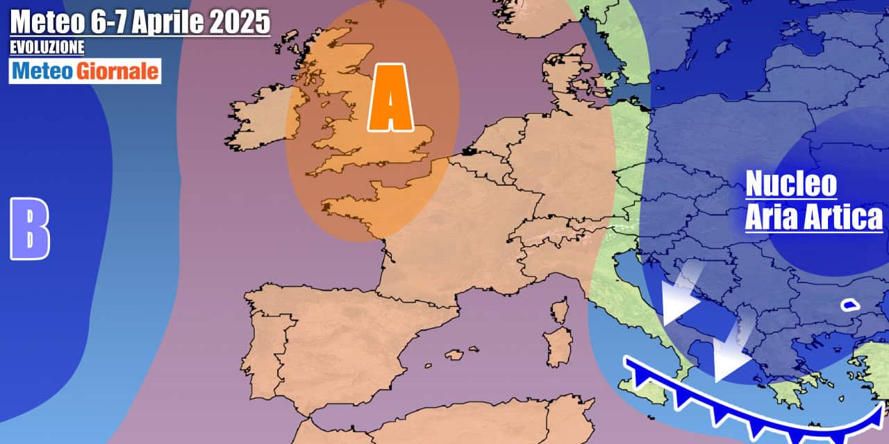 Meteo 7 Giorni: torna l’Inverno da Domenica con freddo e neve, poi novità