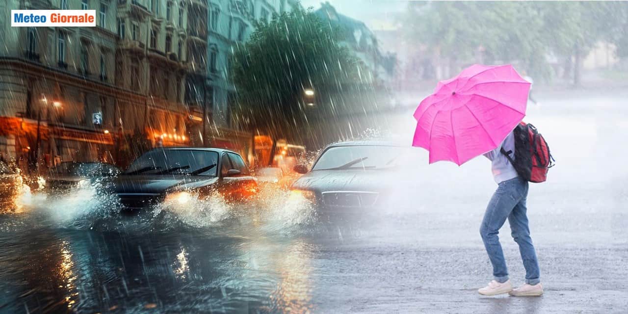 Meteo: dominio MALTEMPO, rischio alto di nubifragi