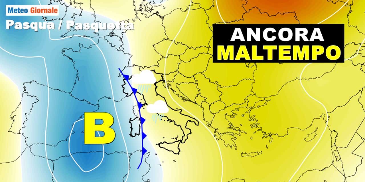 Primavera sotto scacco del maltempo: altre piogge in arrivo tra Pasqua e Pasquetta