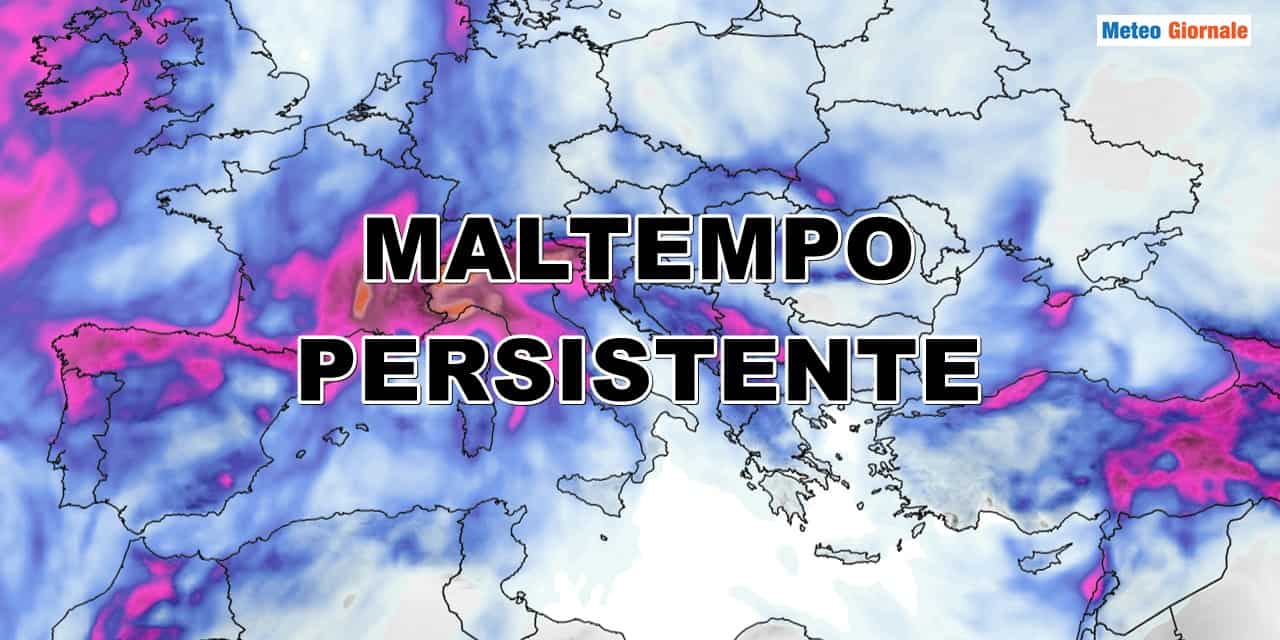 Meteo settimana prossima: torna alla carica il maltempo, piogge e temporali quasi ogni giorno