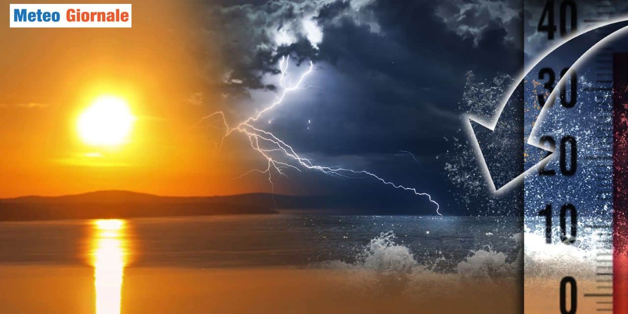 Meteo: cambia tutto con il ritorno di piogge, temporali e grandine