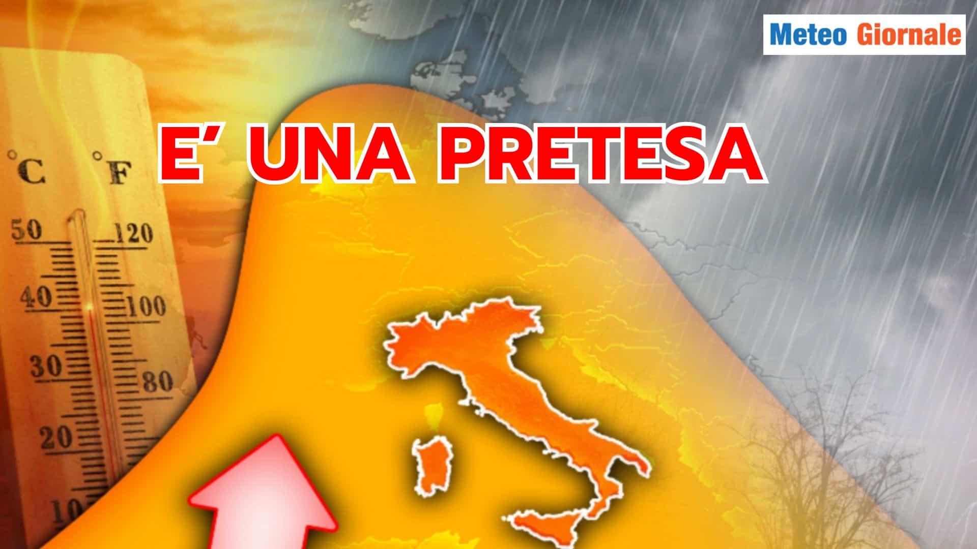 La pretesa Meteo del bel TEMPO: è giusta