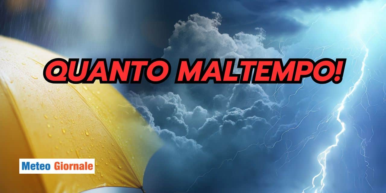 Incubo maltempo violento, tendenze meteo non buone