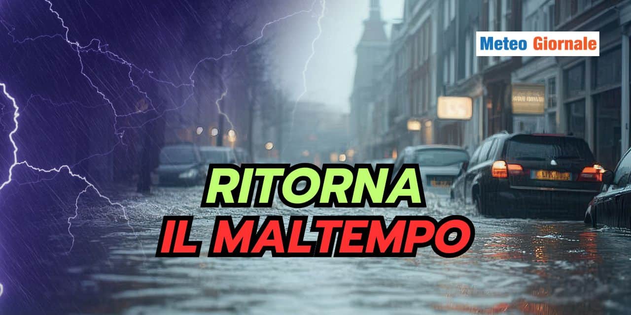 Meteo: pronti via, ritorna il maltempo, le date da fissare