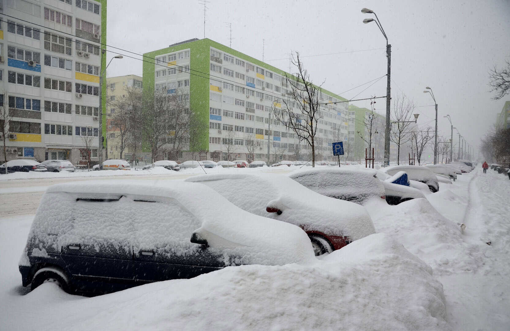snow in romania 060425