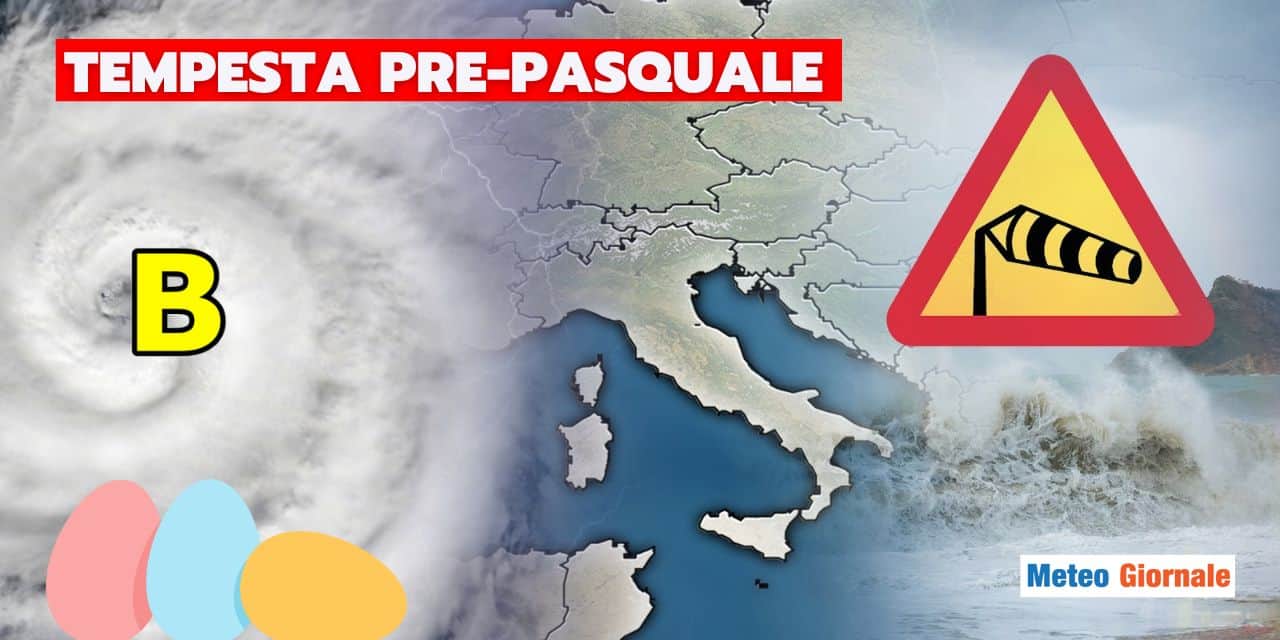 Meteo: la “Tempesta pre-pasquale”, le regioni nel mirino
