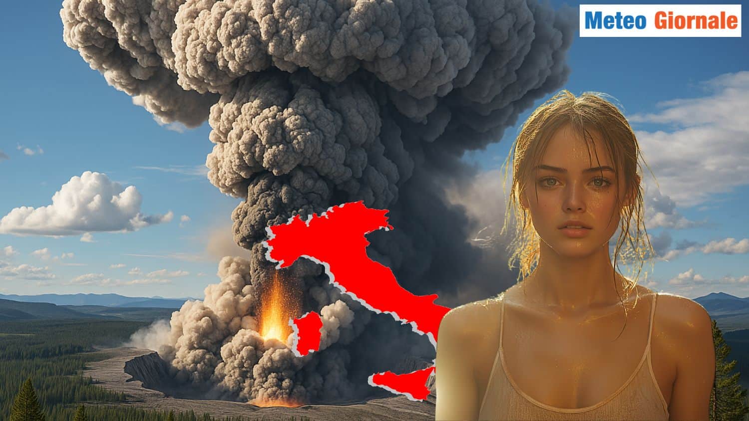 Eruzione supervulcanica a Yellowstone: impatto possibile sull’Italia