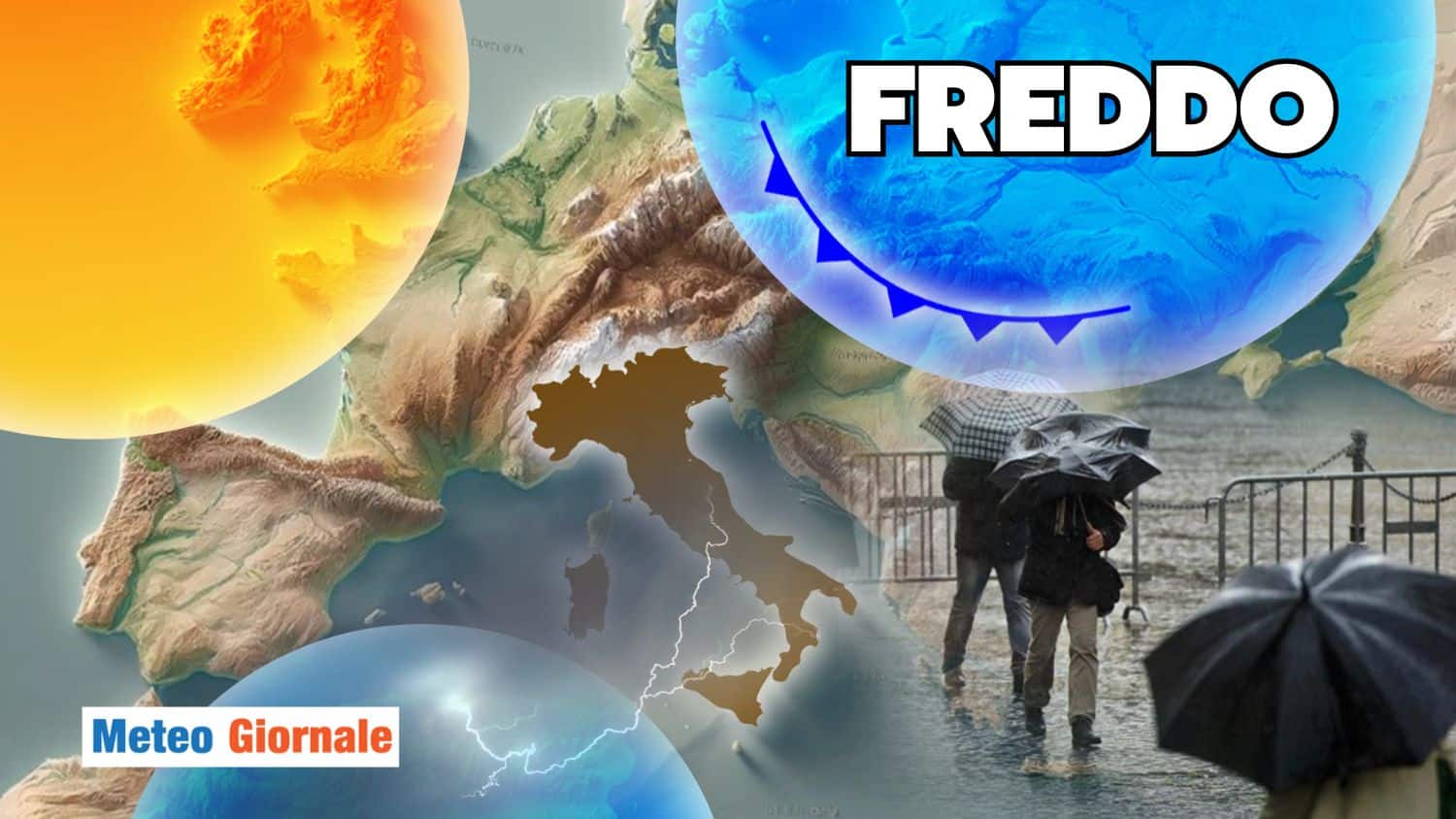 Meteo, Ciclone INES al Sud e -10°C sull’Adriatico. Fuori i piumini