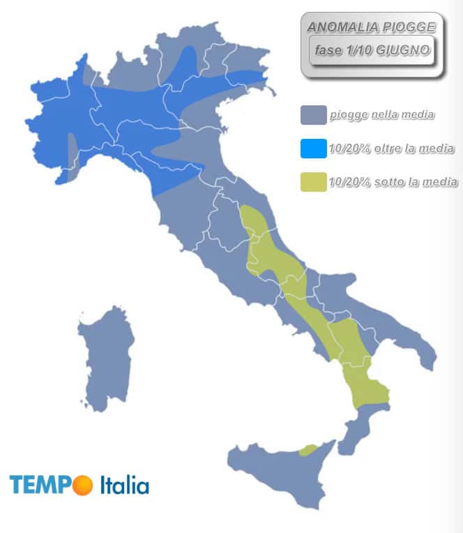 ANOMALIA PIOGGE 11 10 giurno