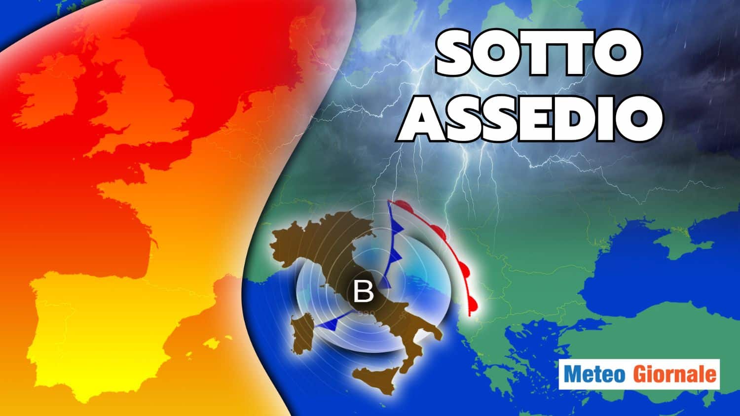 L’Anomalia Meteo che NON se ne va. Italia OSTAGGIO di un ASSEDIO Atmosferico senza precedenti