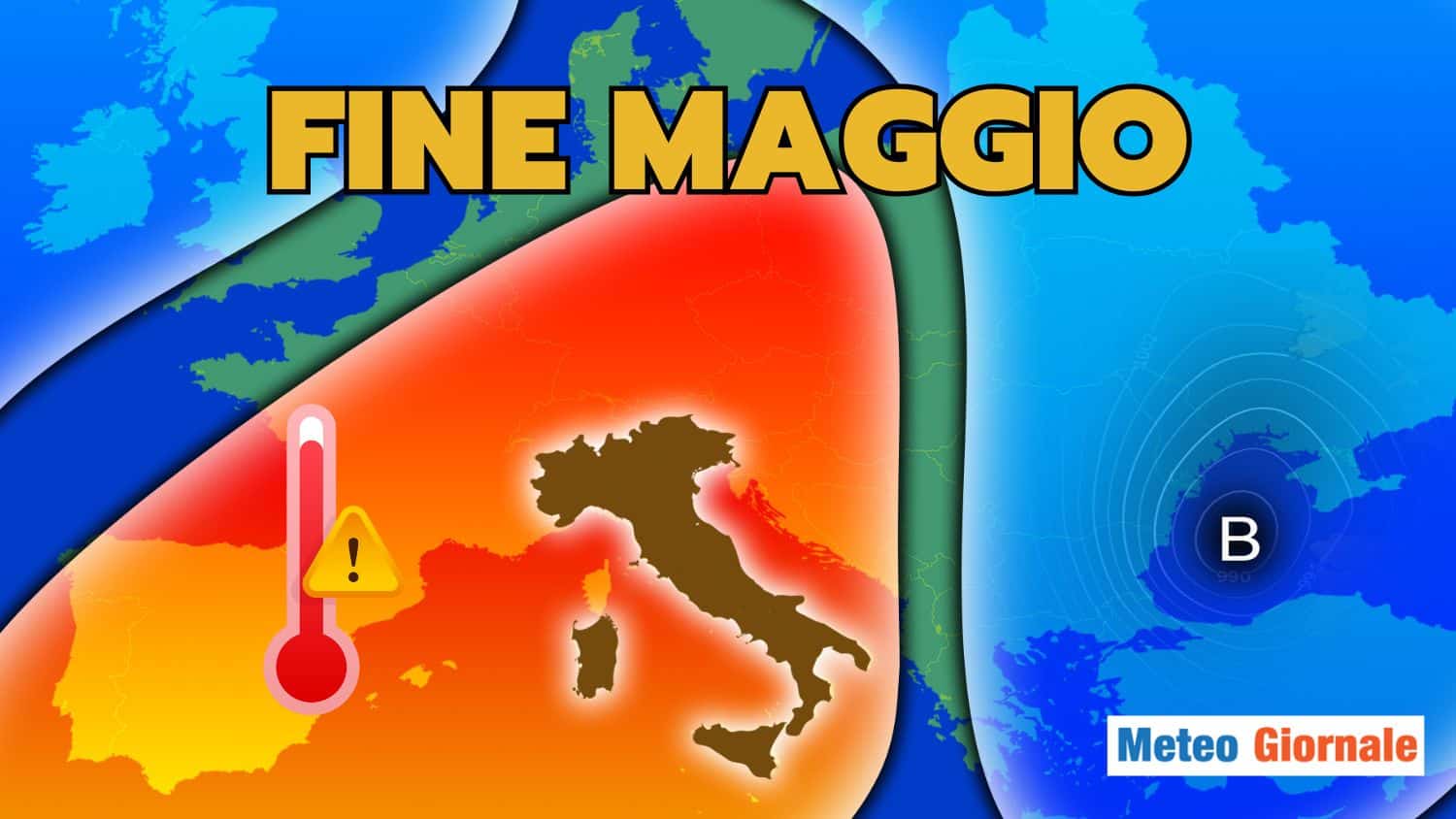 Meteo, Anticiclone Africano in ritardo, ma CAMBIA TUTTO a fine Maggio